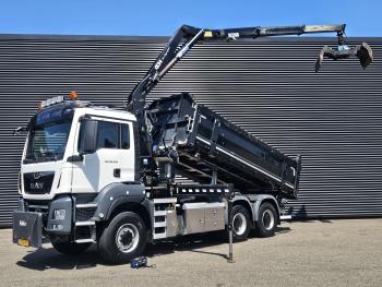 TGS 26.500 6X6 BB / Z CRANE + 2 SIDE TIPPER